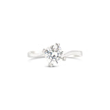 Heart Shaped Four Prong Lab Grown Diamond Setting, Sydney Engagement Ring