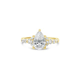 Modern Pear Cut Lab Grown Diamond Engagement Ring, Sydney Engagement Ring