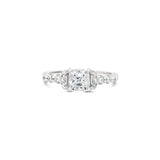 Semi-Halo Cushion Cut Lab Grown Diamond Engagement Ring, Sydney Engagement Ring