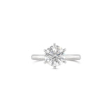 Classic Six Prong Knife Edge Solitaire Lab Grown Diamond Engagement Ring, Sydney Engagement Ring