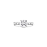 Four Prong Side Lab Grown Diamond Engagement Ring, Sydney Engagement Ring