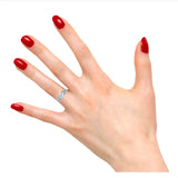 Antique Style Lab Grown Diamond Ring, Sydney Engagement Ring