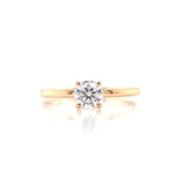 Yellow Gold Solitaire Lab Grown Diamond Engagement Ring, Sydney Engagement Ring