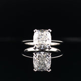 Classic Cushion Cut Solitaire Lab Grown Diamond Engagement Ring, Sydney Engagement Ring