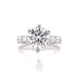 Diamond Prongs Lab Grown Diamond Engagement Ring Setting, Sydney Engagement Ring