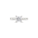 Princess Cut Channel Setting Lab Grown Diamond Engagement Ring, Sydney Engagement Ring