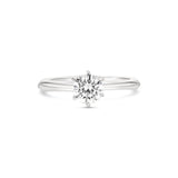 Classic Six Prong Solitaire Lab Grown Diamond Engagement Ring, Sydney Engagement Ring
