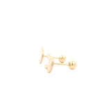 Charming Bunny Stud Earrings, Gold Jewellery Sydney Australia