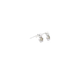 Elegant White Gold Diamond Bear Earrings, Gold Jewellery Sydney Australia