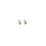 Elegant White Gold Diamond Bear Earrings, Gold Jewellery Sydney Australia