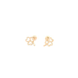Elegant Floral Earrings, Gold Jewellery Sydney Australia