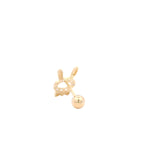 Sparkling Bunny Earrings, Gold Jewellery Sydney Australia