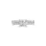Princess Cut Double Channel Setting Lab Grown Diamond Ring, Sydney Engagement Ring