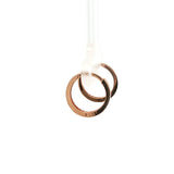 Classic Rose Gold Hoop Earrings in Gold, Gold Jewellery Sydney Australia