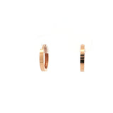 Classic Rose Gold Hoop Earrings in Gold, Gold Jewellery Sydney Australia