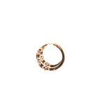 Rose Gold Linked Hoop Earrings, Gold Jewellery Sydney Australia
