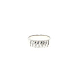White Gold Band Ring with Baguette Diamonds, Gold Jewellery Sydney Australia