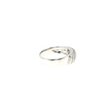 White Gold Band Ring with Baguette Diamonds, Gold Jewellery Sydney Australia