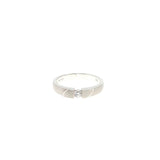 White Gold Solitaire Ring with Round Cut Diamond, Gold Jewellery Sydney Australia