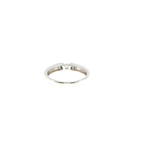 White Gold Solitaire Ring with Round Cut Diamond, Gold Jewellery Sydney Australia