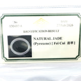 Milky Light Grey Jade Bangle, Gold Jewellery Sydney Australia