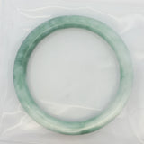 Greenish White With Green and Orange Jade Bangle, Gold Jewellery Sydney Australia