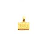 24K Blessing Chest Pendant, Gold Jewellery Sydney Australia