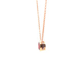 Round Brilliant-Cut Rhodolite Necklace, Gold Jewellery Sydney Australia