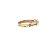 Yellow Gold Bezel Set Zirconia Solitaire Ring, Gold Jewellery Sydney Australia