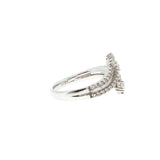 Diamond Swirl Multi-Stone Ring in White Gold, Gold Jewellery Sydney Australia