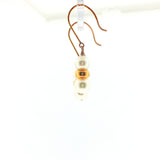 Yellow Gold Double Pearl Drop Earrings, Gold Jewellery Sydney Australia