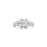White Gold Lab Grown Diamond Marquise Diamonds Setting, Sydney Engagement Ring