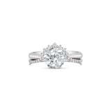 Solitaire Engagement Lab Grown Ring With Matching Eternity Band, Sydney Engagement Ring