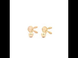 Charming Bunny Stud Earrings, Gold Jewllery Sydney Australia