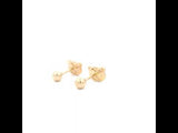 Adorable Panda Stud Earrings, Gold Jewellery Sydney Australia