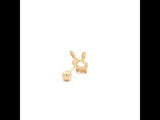 Sparkling Bunny Earrings, Gold Jewellery Sydney Australia