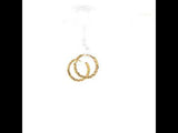 Geometric Hoop Earrings Small, Gold Jewellery Sydney Australia