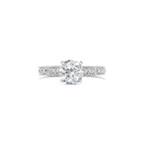 Antique Style Edged Lab Grown Diamond Ring, Sydney Engagement Ring