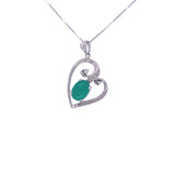 swirling hearts jade pendant, Gold Jewellery Sydney Australia