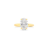 Oval Solitaire Lab Grown Diamond Engagement Ring, Sydney Engagement Ring