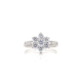 Floral design engagement ring, Sydney Engagement Ring
