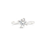 Heart shaped four prong setting, Sydney Engagement Ring