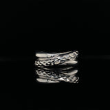 18k white gold sleek lines diamond ring, Sydney Wedding Ring
