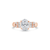 oval cut diamond engagement ring, Sydney Engagement Ring