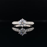 Channel setting engagement ring, Sydney Engagement Ring