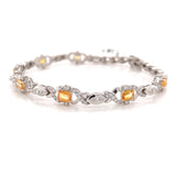 Yellow Sapphire Bracelet, Gold Jewellery Sydney Australia
