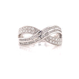 Diamond Swirl Ring, Gold Jewellery Sydney Australia