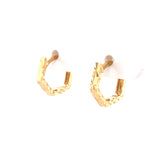 Hexagon Hoop Earring, Gold Jewellery Sydney Australia