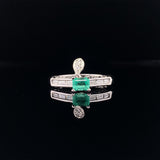 emerald princess diamond ring, Gold Jewellery Sydney Australia