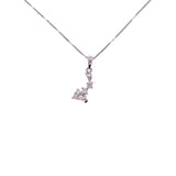 curved arrow diamond pendant, Gold Jewellery Sydney Australia